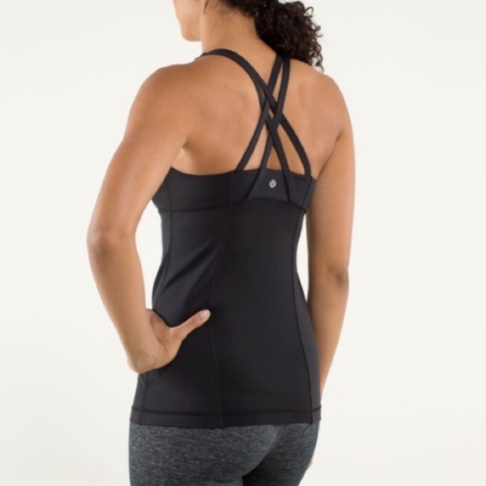 Black Strappy Women's Top